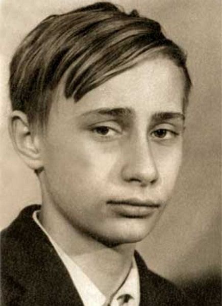 Vladimir Putin Kindheitsbild