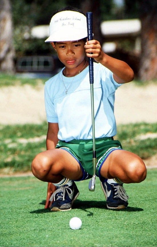 Tiger Woods Kindheitsbild